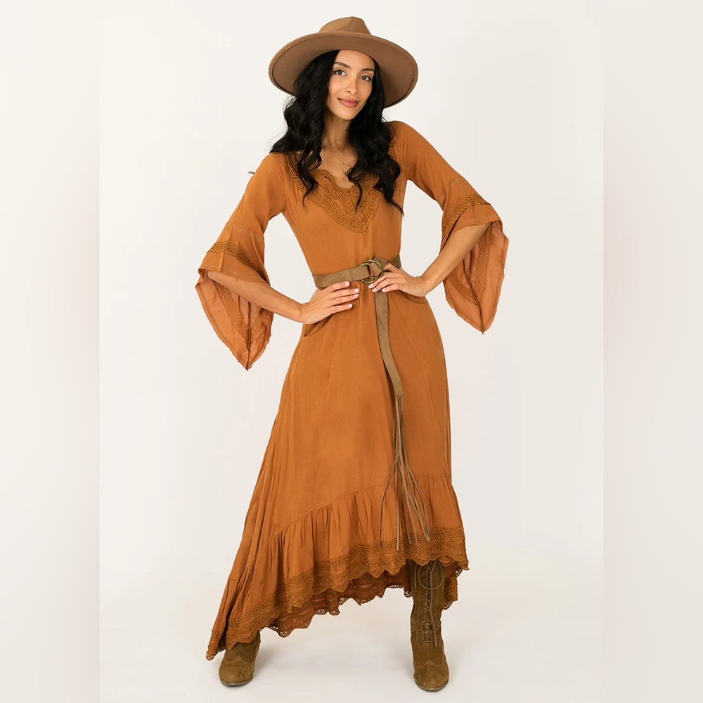 Joyfolie Mia Joy Alvara dress in marigold